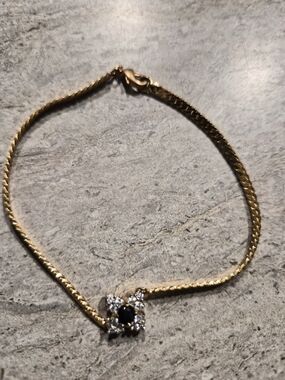 Gold Chain Bracelet Vintage Unsigned